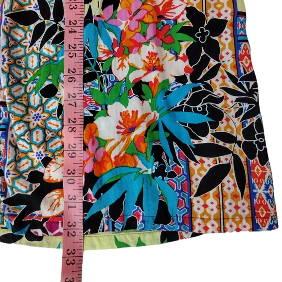 JOSIE Floral Rayon Kimono Wrap SIZE S - Picture 5 of 11